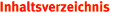 Inhaltsverzeichnis